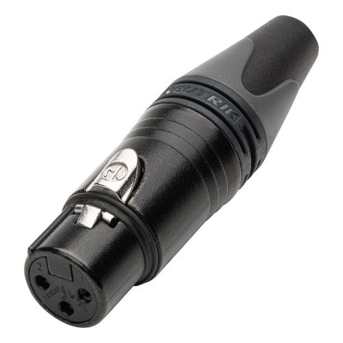 Neutrik XLR female, black